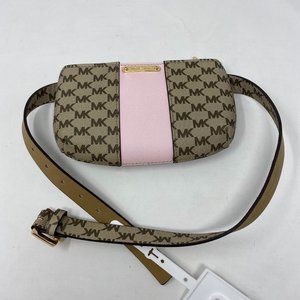 Michael Kors S/M Belt Bag/Fanny Pack Tan & Pink